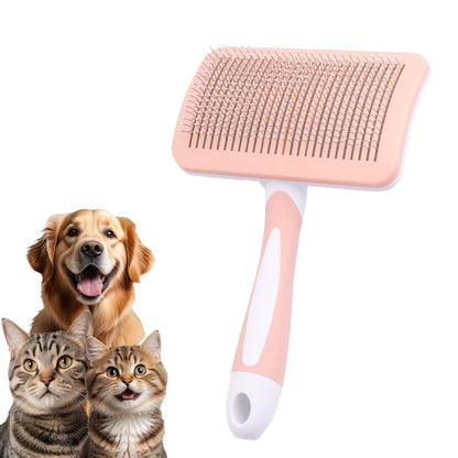 Pet Self-Cleaning Slicker Brush – Effortless Grooming for Dogs & Cats