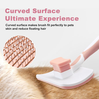 Pet Self-Cleaning Slicker Brush – Effortless Grooming for Dogs & Cats