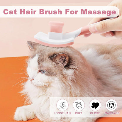 Pet Self-Cleaning Slicker Brush – Effortless Grooming for Dogs & Cats