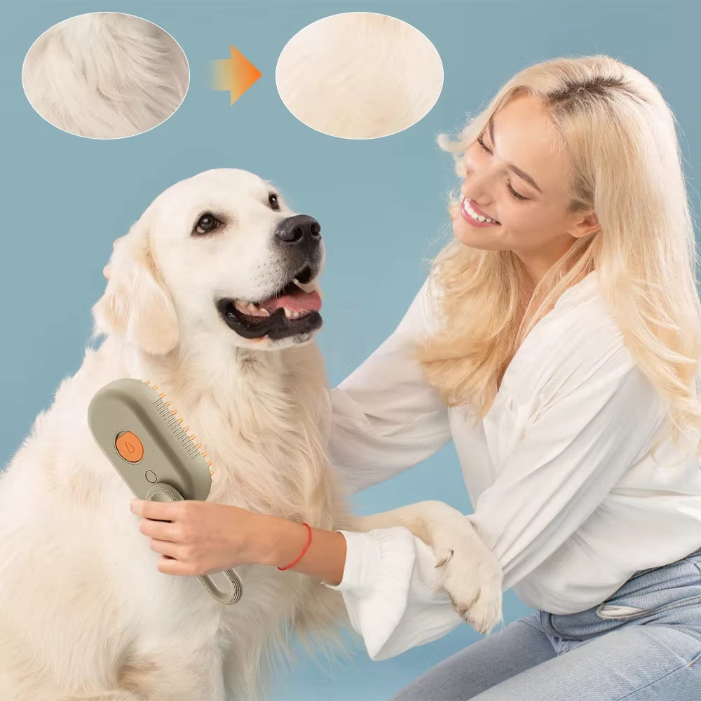 Meravo™ 3-in-1 Steam & Massage Pet Brush