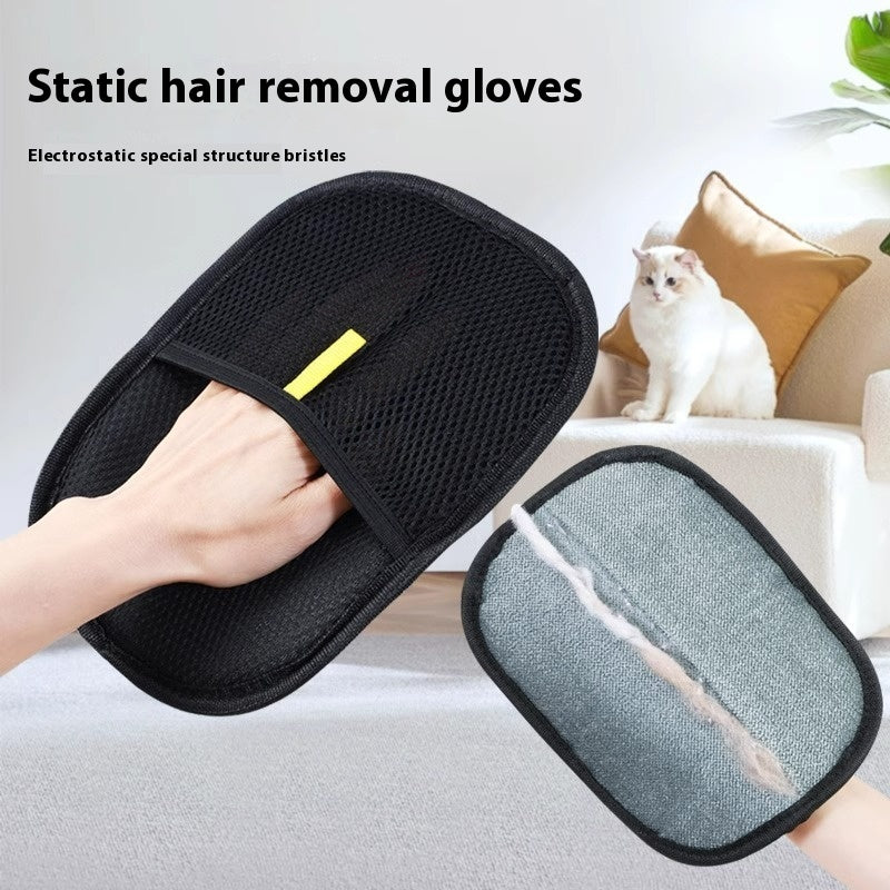 Pet Grooming Glove – Deshedding & Hair Removal for Dogs, Cats & Rabbits